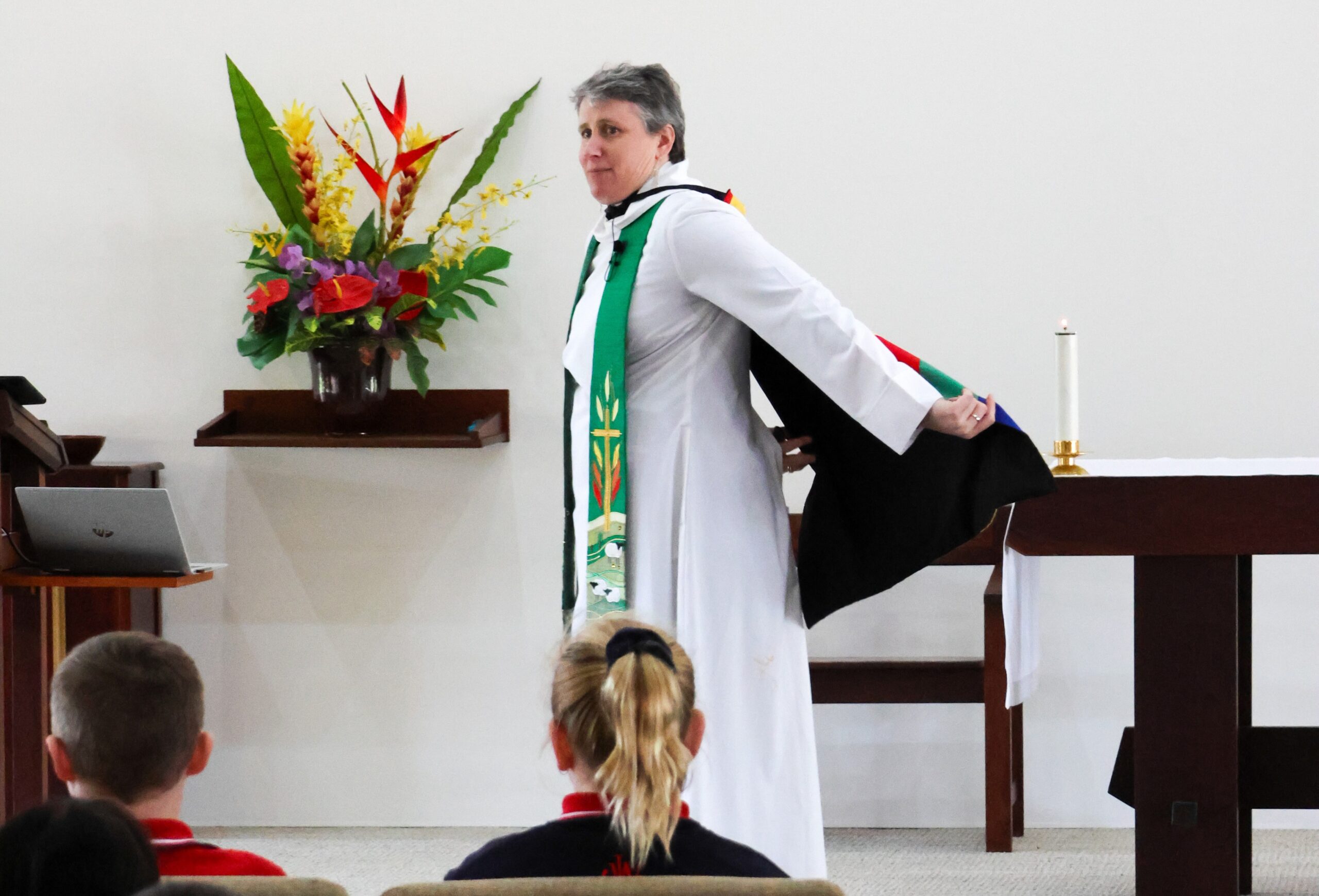 Rev Ruth with cape scaled Anglican Life 2 Rev Ruth with cape scaled Anglican Life 1