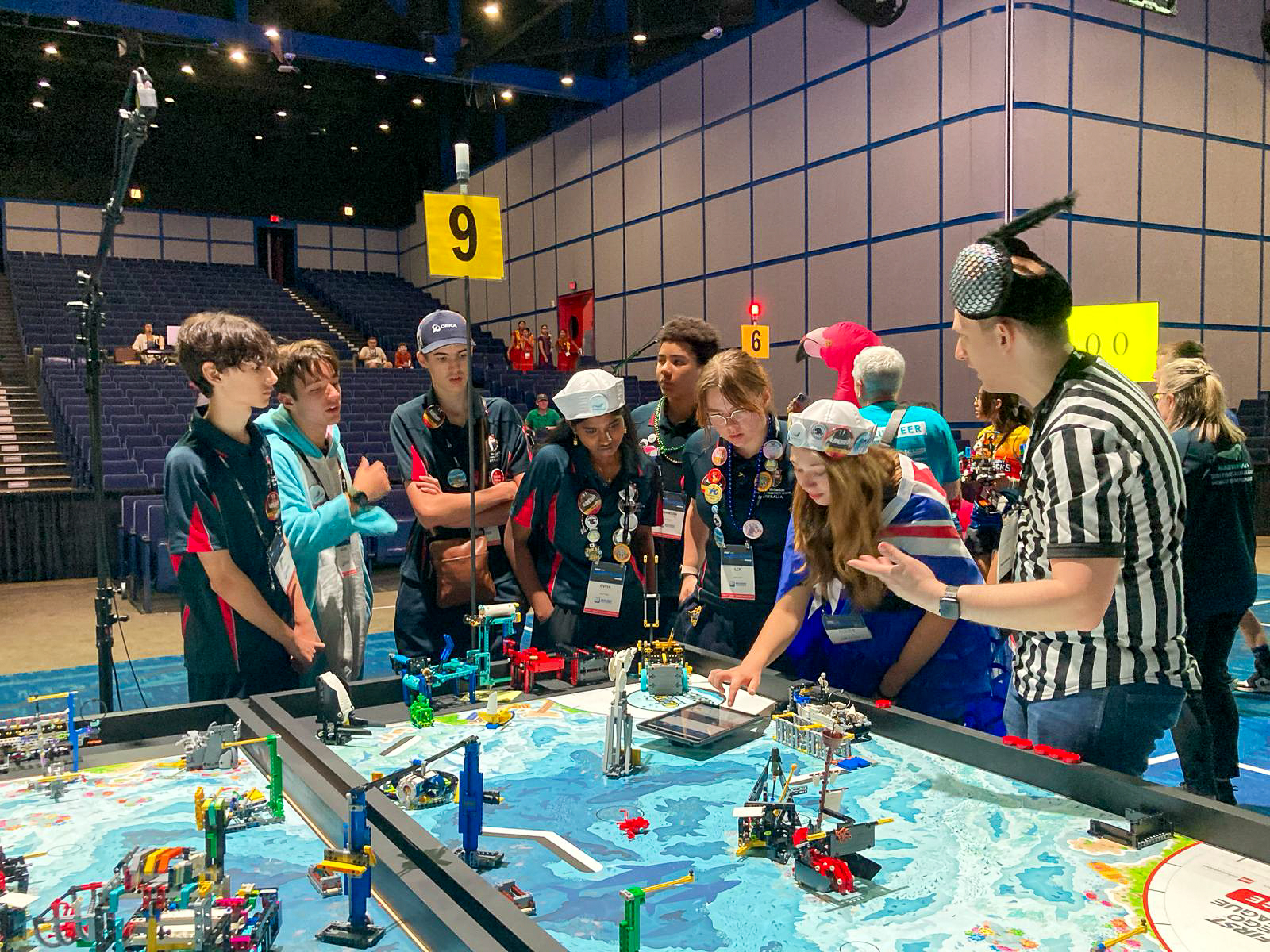 Competition space 1 John Wollaston Robotics Team Finish in World Top-Five 3