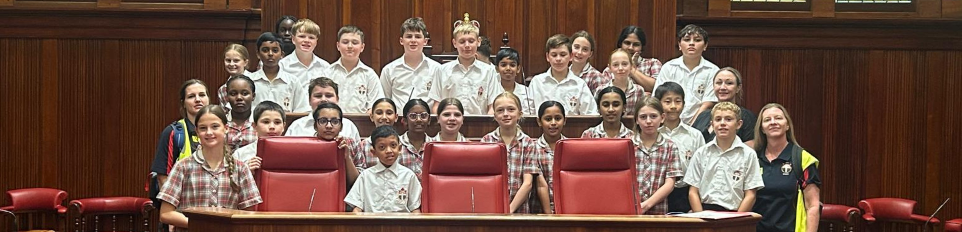 Yr 6 Parliament Website headers Year 6 Students visit Parliament 93